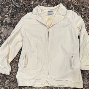 VTG Kaskmiracle by Wellington Fashions Ivory Cream Overcoat M